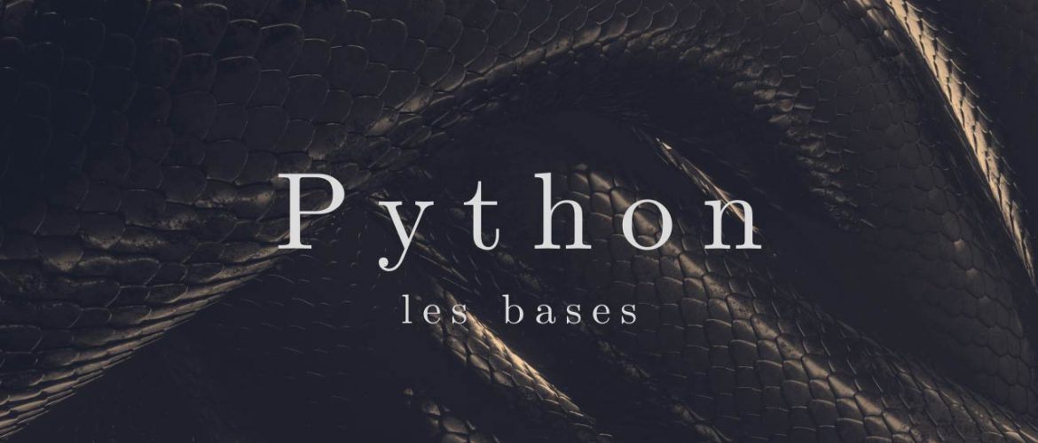 Les bases de Python - Machine Learnia